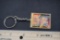 Elvis Presley Postage Stamp Keychain