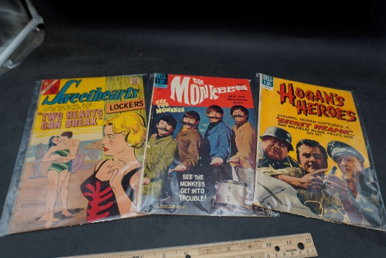 3 Books - Sweethearts, The Monkees & Hogan'S Heroes
