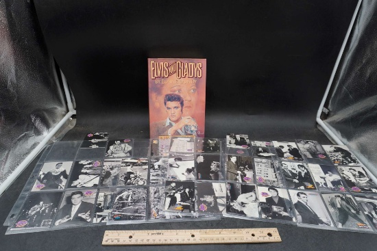 "Elvis And Gladys" Book & Elvis Cards