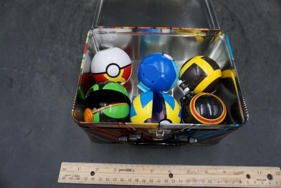 Pokemon Tin W/ Poke-Balls