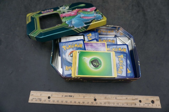 Pokemon Tin W/ Cards