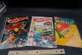 3 Comic Books - Hot Wheels & World Of Wheels