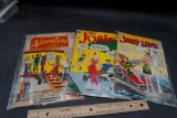 3 Comic Books - Adventure Comics, She'S Josie & Jerry Lewis
