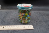 Kidd'S Jar W/ Marbles