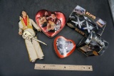Elvis Item - Doll, Tins, Airplanes & Ornament