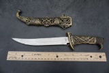 Ornate Knife W/ Sheath