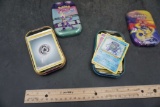 2 - Pokemon Tins W/ Cards