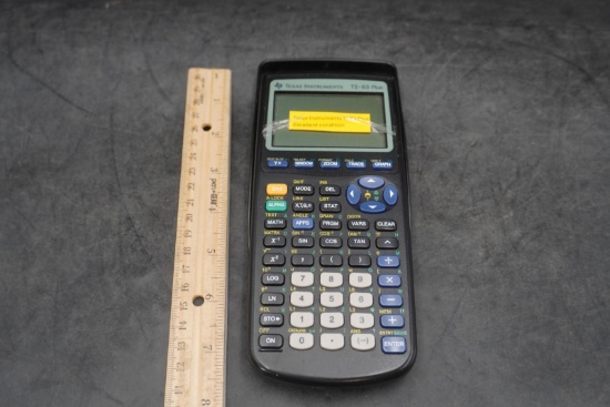 Texas Instruments TI-83 Plus Plastic Graphing Calculator