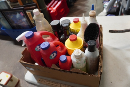 Plastic Household & Automotive Care Fluids Lot