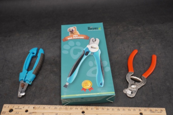 Boshel / Millers Forge Metal Pet Grooming Nail Clippers Collection (3-Piece)