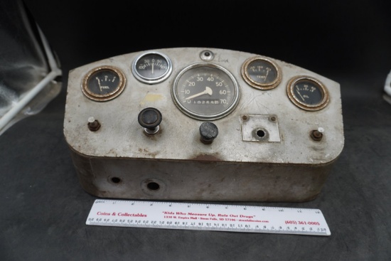 Universal Industrial Steel Dashboard Instrument Panel Cluster Assembly