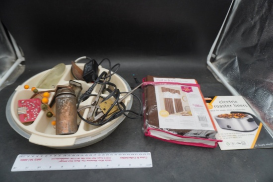 Food Storage Container, Roaster Liners, Curtains & Misc