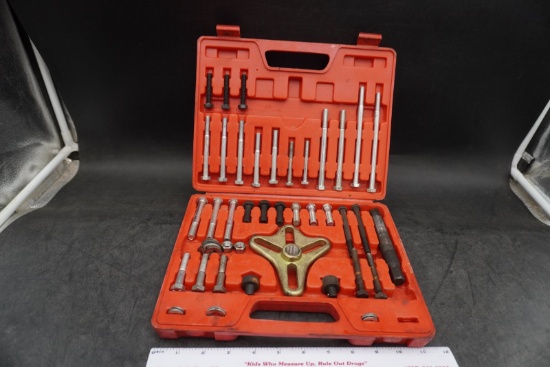GRIP Pulley Kit Plastic Storage Case Metal Puller Set