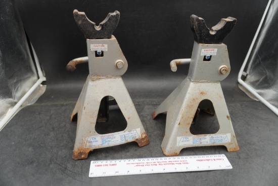 Steel 3-Ton Capacity Jack Stand Set (2 Pieces)
