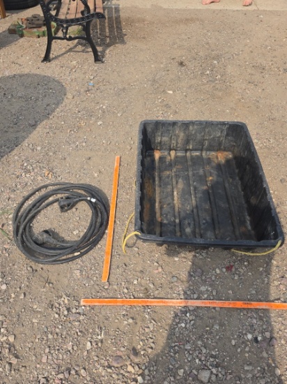 Rubber Utility Sled & Copper Power Cord Collection