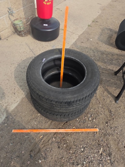 Bridgestone P245/65R17 Rubber Tire Lot (Set of 2)