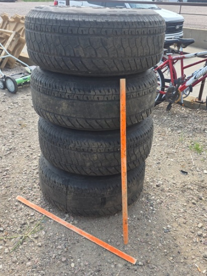 King LTG Steel Aluminum Wheel & Tire Set (Set of 4)