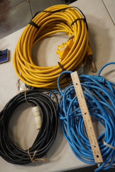 Industrial Copper Wire & Rubber Extension Cord Lot