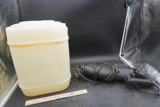 Sears Craftsman Plastic Reciprocating Saw & Jug Lot