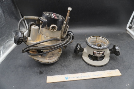 Porter-Cable Model 6931 & 1001 Aluminum & Plastic Wood Router Power Tool
