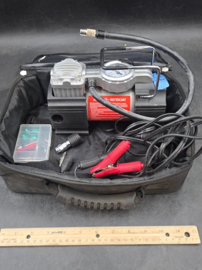 Slime Metal Air Compressor Kit in Nylon Case