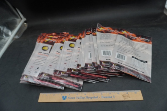 Atlantic Safety Products Orange Lightning Nitrile Examination Gloves Sample Packs