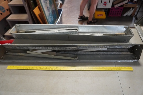 Galvanized Metal Barn & Fence Tool Hardware Lot