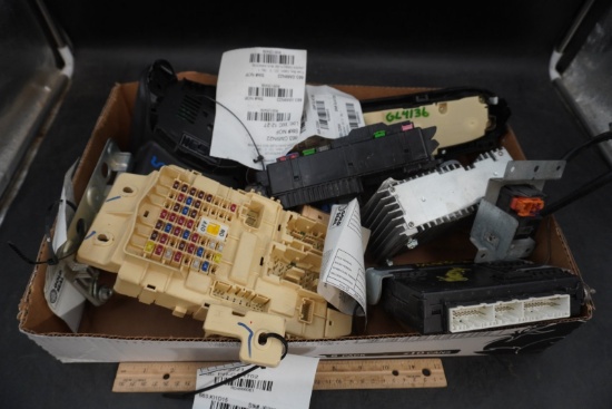 Plastic Fuse Box & Control Module Assorted Auto Parts Lot
