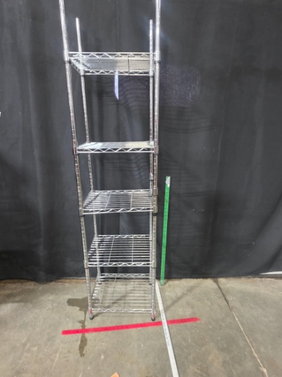 Chrome Steel Wire Storage Shelf 5-Tier Rack