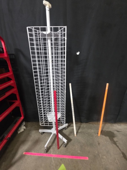 Metal Wire Spinner Display Stand Retail Rack