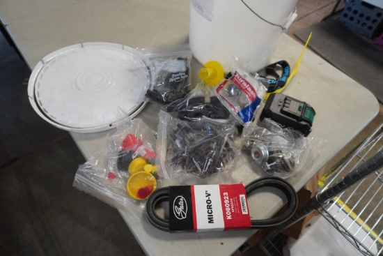 Gates & Duralast Metal & Rubber Auto Parts Lot
