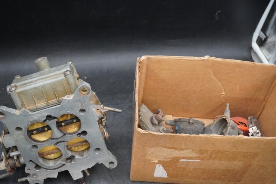 Holley Metal Automotive Carburetor & Parts Lot