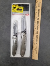 2-Piece Tactical Folding Knife Set Sealed (Sealed)