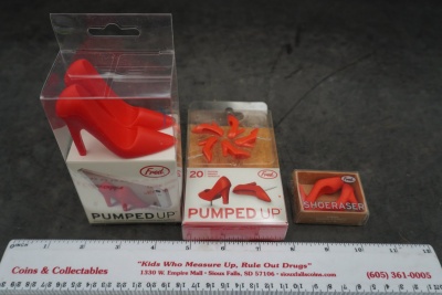 Fred Pumped Up High Heel Phone Stand, Pushpins & Shoeraser (3-Pc Set)