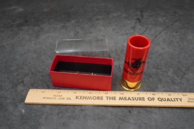 Winchester Shotgun Shell Pen Holder Brass Bases with Box