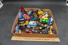 Hot Wheels, Matchbox & Character Toy Cars Lot (Approx. 40-Pc)