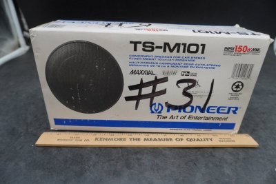 Pioneer TS-M101 Car Stereo Component Speakers Vintage Boxed Pair
