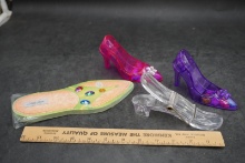 Vintage Lady Jayne Memo Pad & High Heel Stapler Lot (4-Pc)