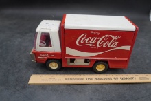 Vintage Coca-Cola Lithographed Tin Toy Delivery Truck Made in Japan