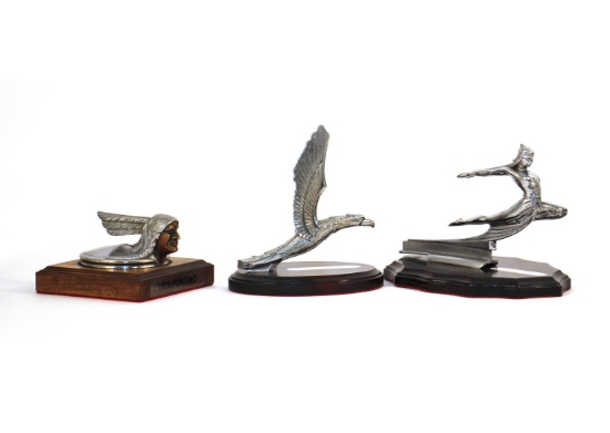 1929-1935 Vintage Pontiac Hood Ornaments (3)