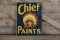 Chief Paints Double-Sided Advertising Sign