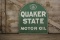 Quaker State Double-Sided Sign