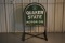 Quaker State Motor Oil Sign w/Original Stand