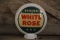 National White Rose Milk Glass Gas Pump Globe