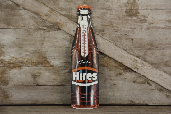 Hires Root Beer Thermometer Advertising Sign