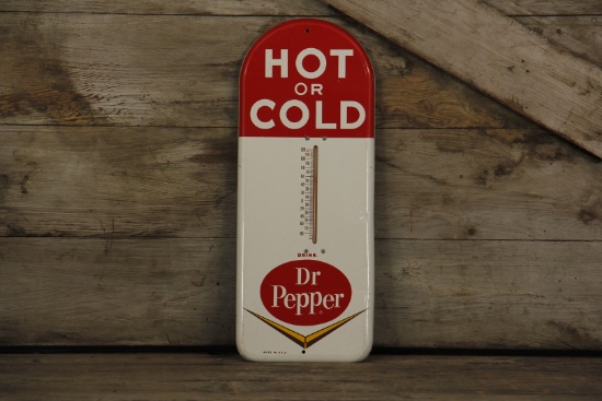 Dr Pepper Hot or Cold ThermometerAdvertising Sign