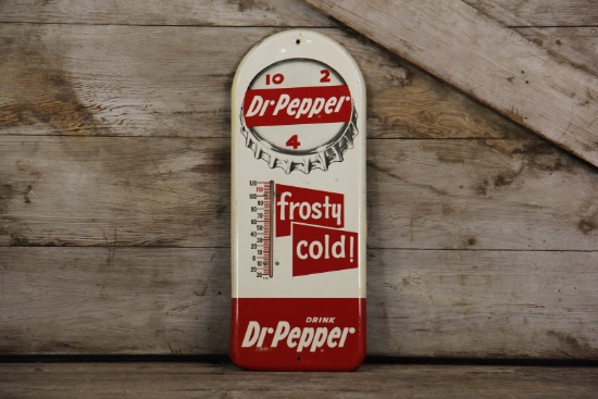 Dr Pepper Frosty Cold ThermometerAdvertising Sign