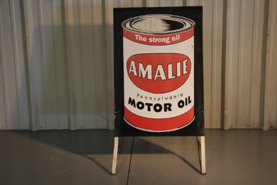 Amalie Pennsylvania Motor Oil Curbside Sign