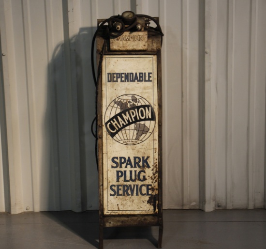 Champion Spark Plug Service w/Front Sign