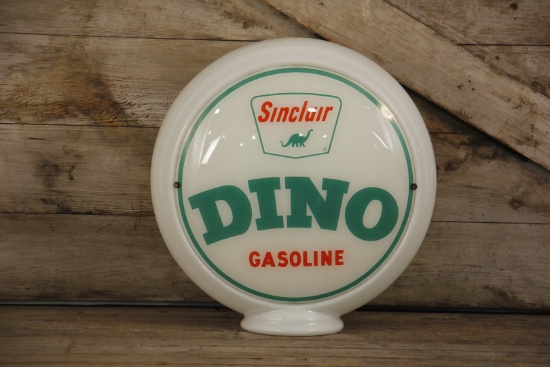 Sinclair Dino Gasoline Gas Pump Globe